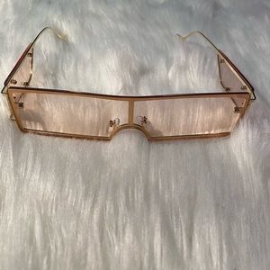 Clear , tan stylish shades